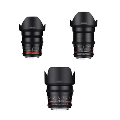 Kit de Lentes Rokinon Cine DS (montura EF)